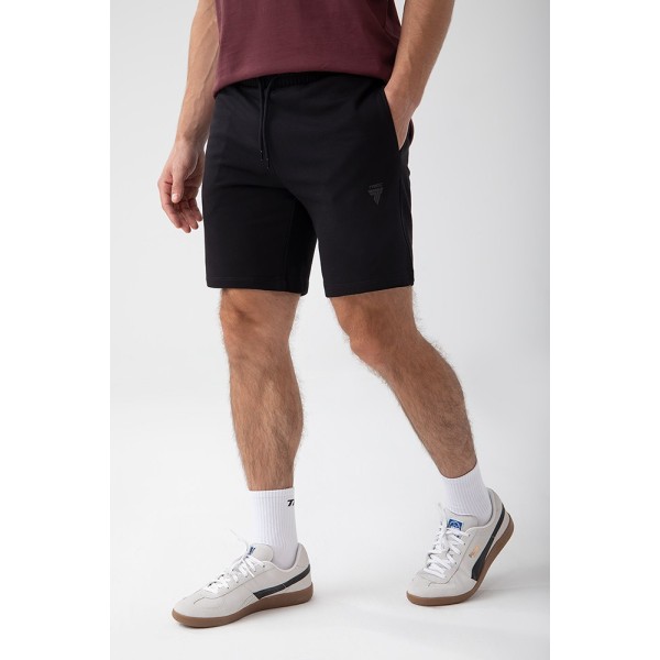 Czarne krótkie spodenki męskie TW BASIC SHORT PANTS 182 M BLACK