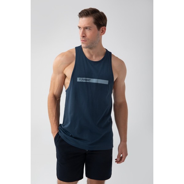 Granatowy tank top męski TW BASIC TANK TOP 181 M NAVY